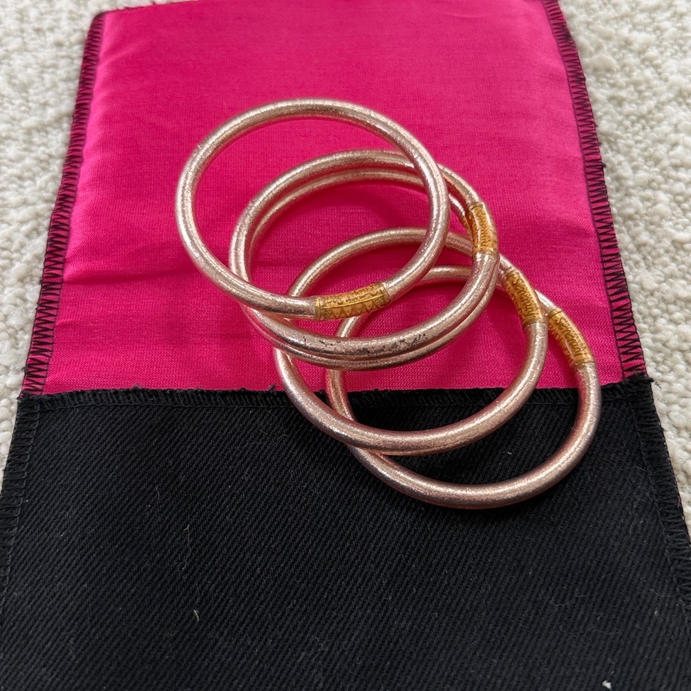 Budhagirl Rose Gold Stackable Bracelets - image 3